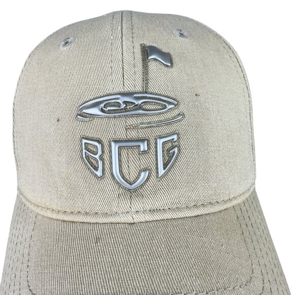 Blue Collar John Daly Signature Bellevue Biltmore BCG Golf Beige Adjustable Hat - Picture 2 of 13